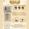 Espelho Led 3 Cores 100x80 ou 80x100 Vertical ou Horizontal Jateado Luz Banheiro Botão Touch - 2