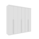 Ver imagem 2 de Guarda Roupa Casal 6 Portas 4 Gavetas 270cm Joinville Branco - TCIL Móveis
