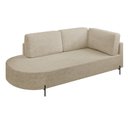 Ver imagem 2 de Sofá Living Orgânico 2 Lugares 165cm Base de Ferro Braço Direito Norten