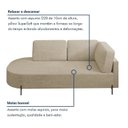 Ver imagem 7 de Sofá Living Orgânico 2 Lugares Linho Bege Norten 175cm