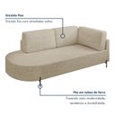 Ver mais imagens de Sofá Living Orgânico 2 Lugares Linho Bege Norten 165cm