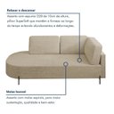 Ver imagem 7 de Sofá Living Orgânico 2 Lugares Linho Bege Norten 165cm
