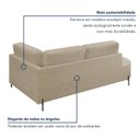Ver imagem 6 de Sofá Living Orgânico 2 Lugares Linho Bege Norten 165cm