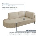 Ver imagem 4 de Sofá Living Orgânico 2 Lugares Linho Bege Norten 175cm
