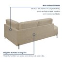 Ver imagem 6 de Sofá Living Orgânico 2 Lugares 165cm Base de Ferro Braço Direito Norten