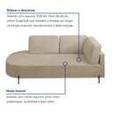 Ver imagem 7 de Sofá Living Orgânico 2 Lugares Linho Bege Norten 165cm
