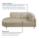 Ver imagem 7 de Sofá Living Orgânico 2 Lugares 165cm Base de Ferro Braço Direito Norten