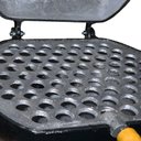 Ver imagem 3 de Churrasqueira Alumínio Fundido Craqueada Preta Bafo 29x23cm