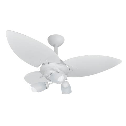 Ventilador de Teto Infinity Lótus Spot Branco 3 Pás 110 V + Controle 1026 Lótus 3L