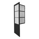 Ver imagem 3 de Porta de Aluminio Postigo 210x80cm Sólida Abertura Esquerda Preto MGM