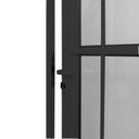 Ver imagem 4 de Porta de Aluminio Postigo 210x80cm Sólida Abertura Esquerda Preto MGM