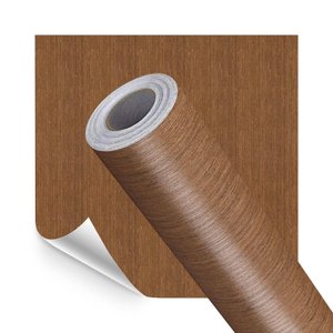 Papel de Parede Adesivo Lavavel 3d Madeira Freijó Castanho 500x60cm