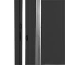 Ver imagem 3 de Porta de Aluminio Lambril 210x100cm com Puxador Project Abertura Esquerda Preto MGM