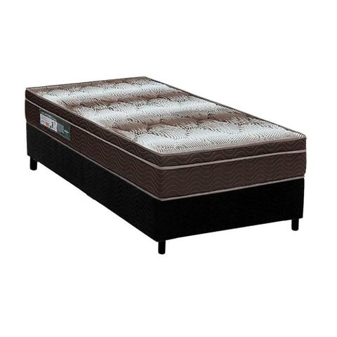 Cama Box Crc Solteiro +Colchão Anatômico Ortopédico Light Ortobom 88