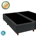 Ver imagem 4 de Cama Box Casal Blindado Nature Cinza 138x188