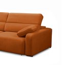 Ver imagem 5 de Sofá Decorativo Sala de Estar Ibiza 3 Lugares 220cm Reclinável e Retrátil Bouclê Terracota G89
