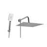 Ducha Inox 30x30 Cm C/ Desviador e Ducha Manual Abs C/ Trava - 1