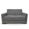 Sofá 2 Lugares Sala de Estar Recepção Suede Vitoria Cinza - 1