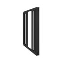 Ver imagem 2 de Janela de Aluminio de Correr 120x150cm 4 Folhas Soft Preto MGM
