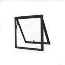 Ver imagem 2 de Janela de Aluminio Basculante 60x60cm Soft Preto MGM