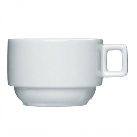 Conjunto 10 Xicaras Cha com Pires Porcelana Barhotel Germer