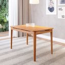 Ver imagem 1 de Mesa de Jantar 4 Lugares 130cm Miriti CabeCasa MadeiraOriginals Marrom/Caramelo