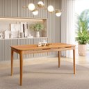 Ver imagem 1 de Mesa de Jantar 6 Lugares 160cm Miriti CabeCasa MadeiraOriginals Marrom/Caramelo