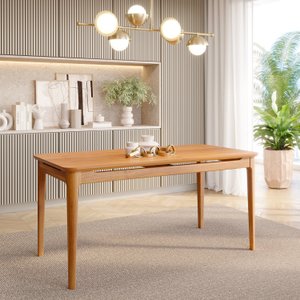 Mesa de Jantar 6 Lugares 160cm Miriti Cabecasa Madeiramadeira