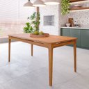 Ver imagem 1 de Mesa de Jantar 6 Lugares 180cm Miriti CabeCasa MadeiraOriginals Marrom/Caramelo