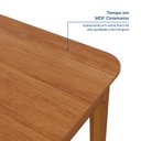 Ver imagem 6 de Mesa de Jantar 6 Lugares 180cm Miriti CabeCasa MadeiraOriginals Marrom/Caramelo