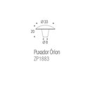 Ver imagem 2 de Puxador de Gaveta -Orion-Zen - 33 mm - Rose escovado