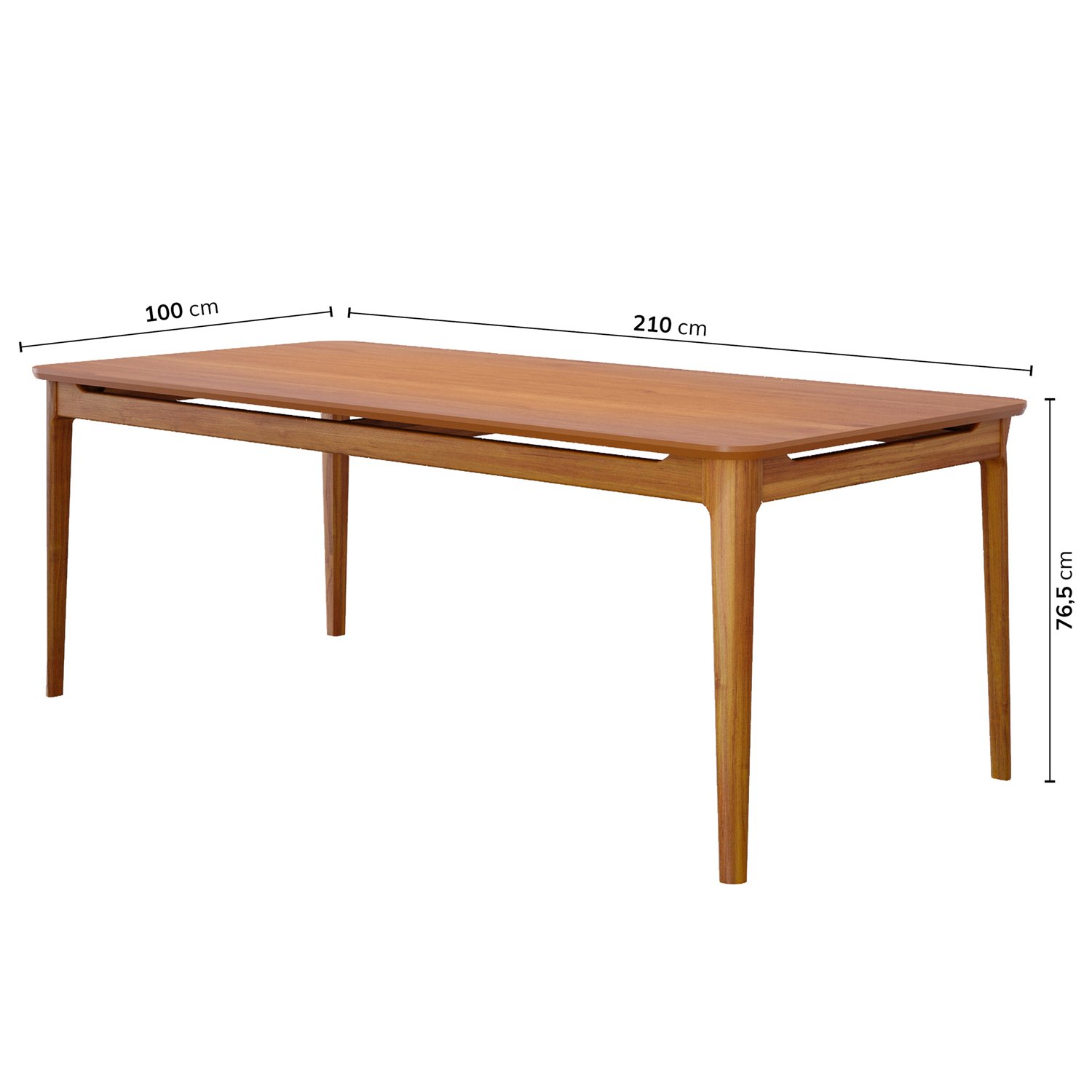 Mesa de Jantar 8 Lugares 210cm Miriti Cabecasa Madeiramadeira - 3