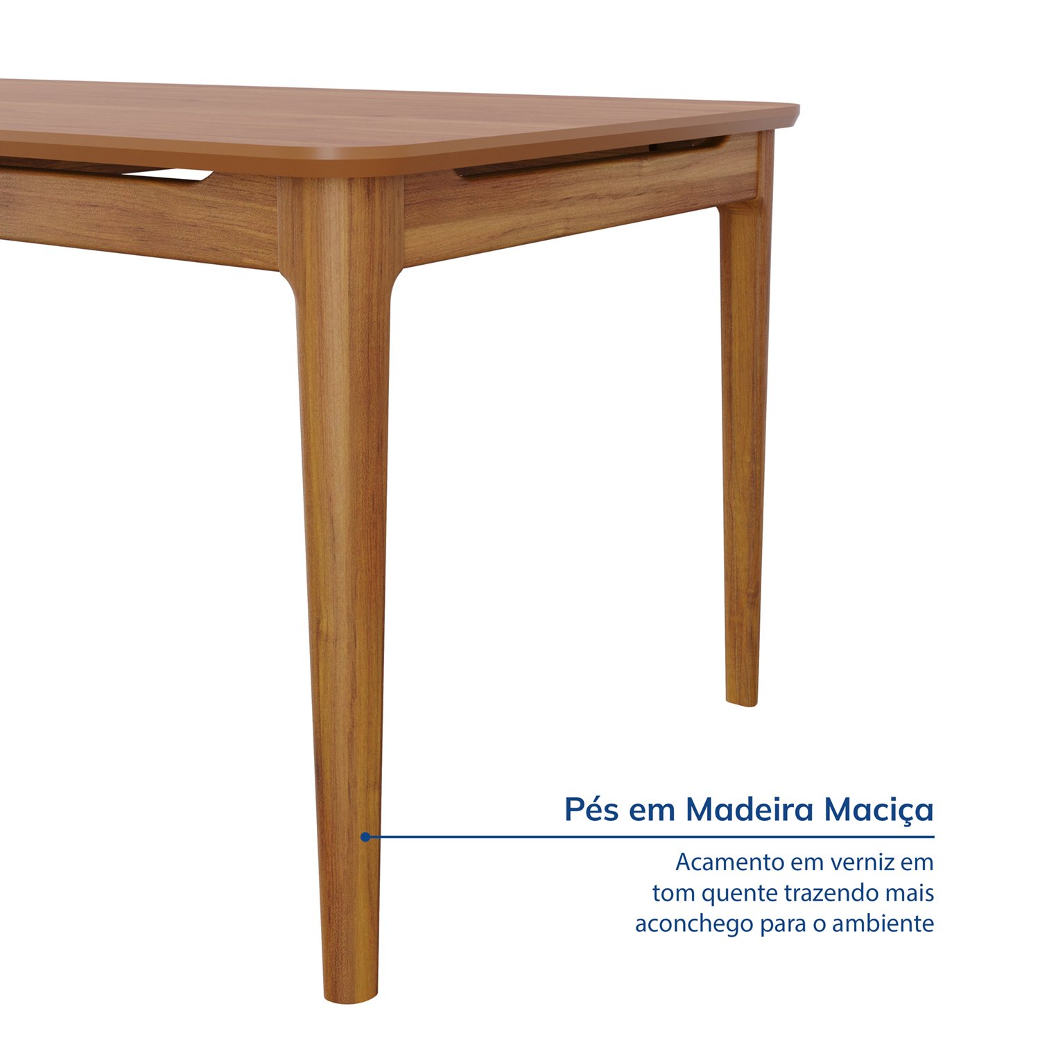 Mesa de Jantar 8 Lugares 210cm Miriti Cabecasa Madeiramadeira - 4