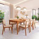 Ver imagem 2 de Mesa de Jantar 8 Lugares 210cm Miriti CabeCasa MadeiraOriginals