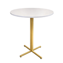 Ver imagem 3 de Conjunto Mesa Bistrô Redonda 60cm 2 Cadeiras Estofadas Luxo