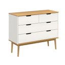 Ver imagem 2 de Cômoda 4 Gavetas em Madeira Maciça Linha Nórdica Yescasa