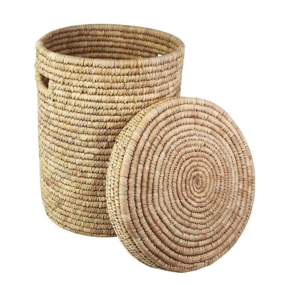 Cesto com Tampa Natural GG - A/CASA - 1