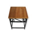 Ver mais imagens de Banco Banquinho Quadrado Ferro e Madeira Artesanato Mineiro