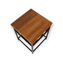 Ver imagem 7 de Banco Banquinho Quadrado Ferro e Madeira Artesanato Mineiro