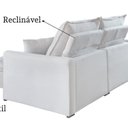 Ver imagem 4 de Sofá Retrátil e Reclinável Miami - Assento com Molas – 2.30 Mts