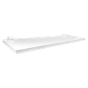 Ver imagem 1 de Prateleira de Madeira Branca 1,2x20x60cm com Suport Branco