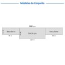 Ver imagem 3 de Cozinha Compacta 4 Peças 3 Aéreos 1 Balcão Soho CabeCasa MadeiraOriginals