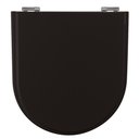 Ver imagem 1 de Assento Laqueado Calypso Preto Tampa para Vaso Incepa em Mdf