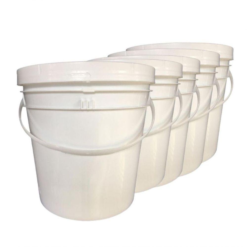 Balde Alça Plastica para Armazenar Frango 5 Litros - 1