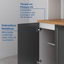 Ver imagem 4 de Cozinha Compacta 3 Peças 1 Paneleiro Duplo 1 Aéreo 1 Balcão Soho CabeCasa MadeiraOriginals