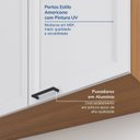 Ver imagem 6 de Cozinha Compacta Planejada 2 Peças 1 Aéreo 1 Balcão Soho CabeCasa MadeiraOriginals Branco/Freijó