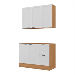 Cozinha Compacta 2 Peças 1 Aéreo 1 Balcão Soho CabeCasa MadeiraMadeira - 8