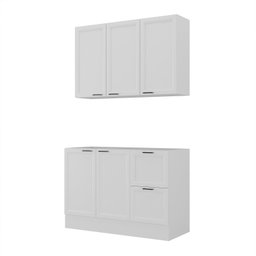 Cozinha Compacta 2 Peças 1 Aéreo 1 Balcão Soho CabeCasa MadeiraMadeira - 8