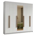 Ver imagem 3 de Guarda-Roupa Casal 8 Portas Batentes com Espelho Saturno Madesa