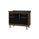 Ver imagem 1 de Gabinete de Cozinha Avelato 3 Portas Armário de Pia 114cm:Avelato/Preto